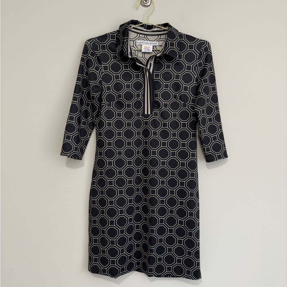 Gretchen Scott Lucy in The Sky Hexagon Pattern Dress